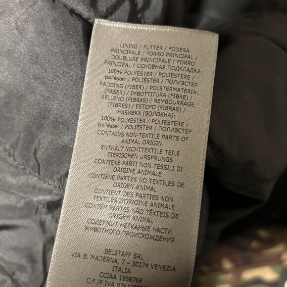 $1600 Belstaff Black Wool Trail Jacket / Pea Coat Shearling Collar - 38/ Medium - Picture 15 of 16